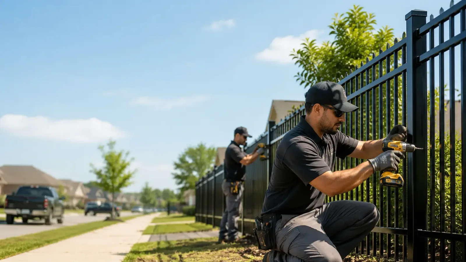 Metal Fence Installation in Hubert, NC